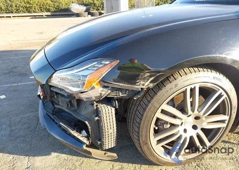 2018 Maserati Quattroporte S Q4 из США, поврежденный, VIN ZAM56YRA8J1280062